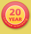 20 Year Warranty