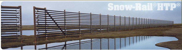 snow rail wind and snow fencing systems